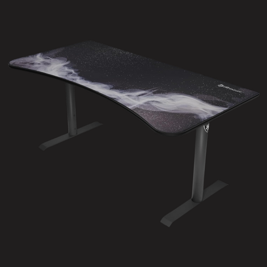 Arozzi Arena Ultrawide Curved Gaming Desk - Gunmetal Galaxy