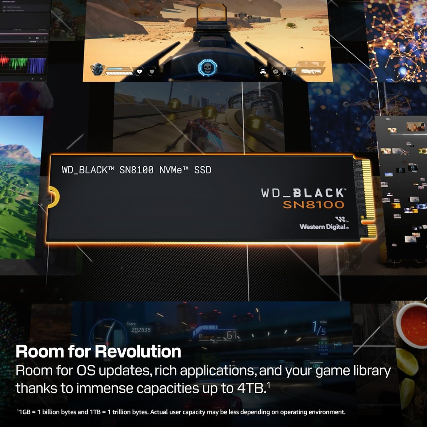 WD Black SN8100 – High-Speed PCIe 5.0 NVMe SSD